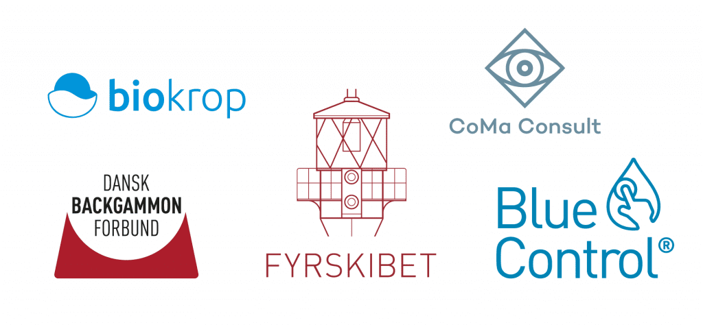 Logo infografisk Emotion Dansk Backgammonforbund biokrop fyrskibet Blue Control