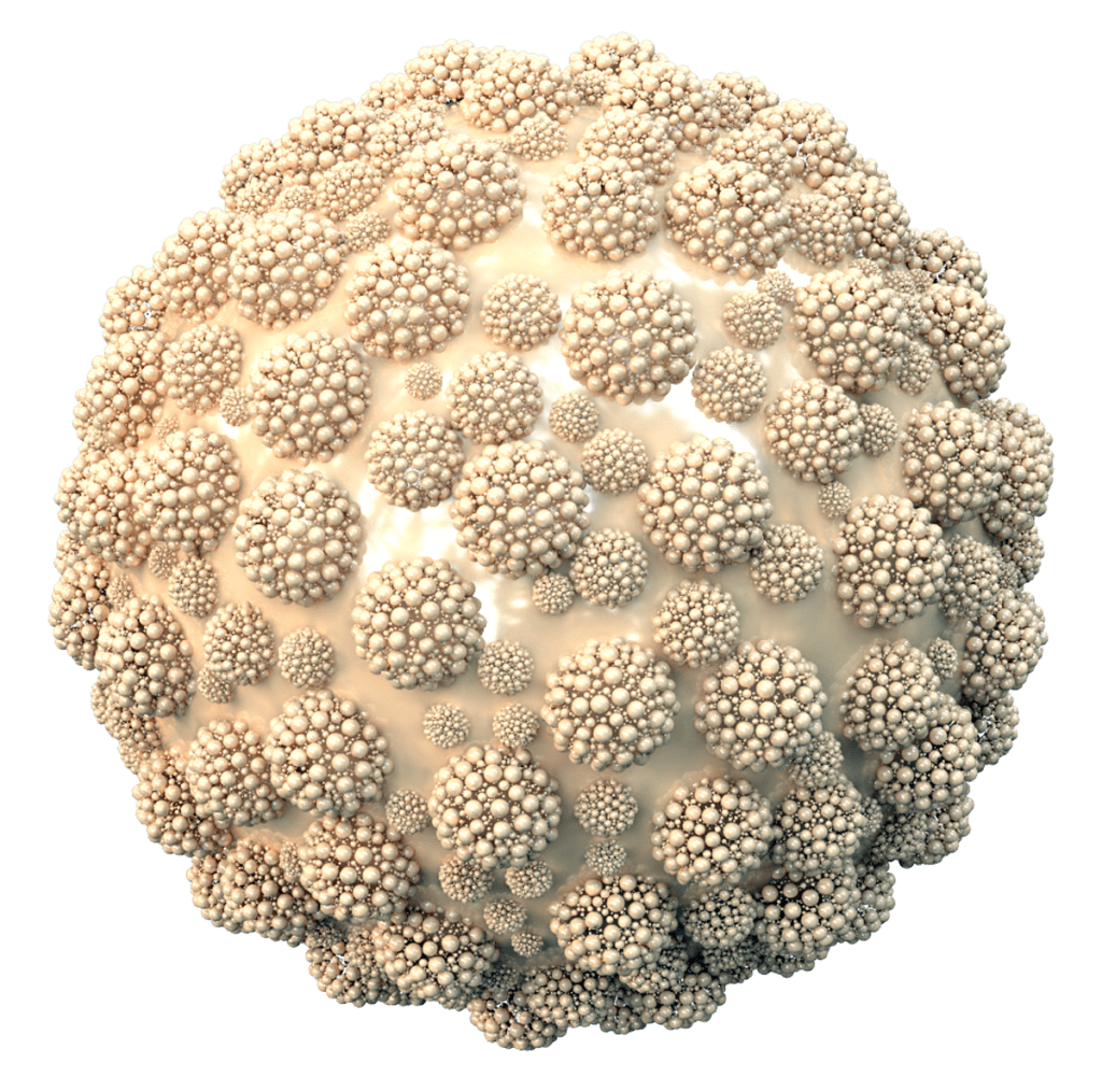 Virus 3D illustration